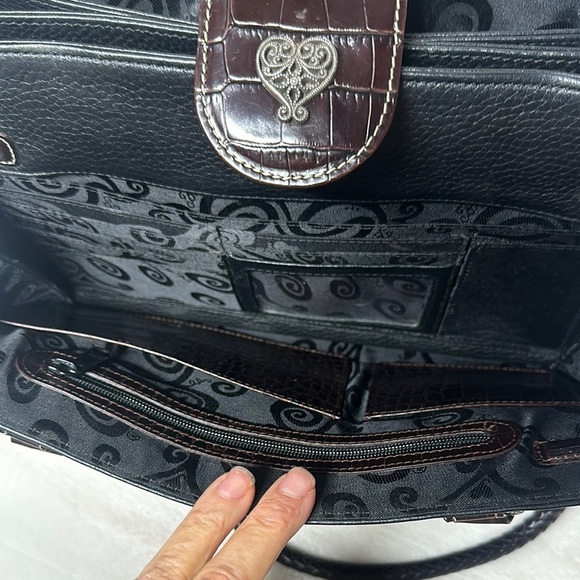 Vintage Brighton Black Shoulder Bag Classic Design with Dustbag - Picture 5 of 16